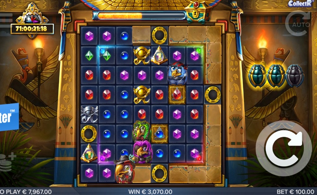 Gameplay Pirots 5 — mecánica CollectR